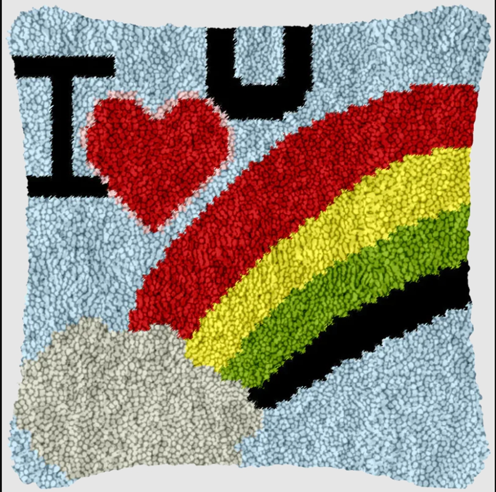 LOVE Pattern Cushion Smyrna Bu – обзор и цена Embroidery Meaning