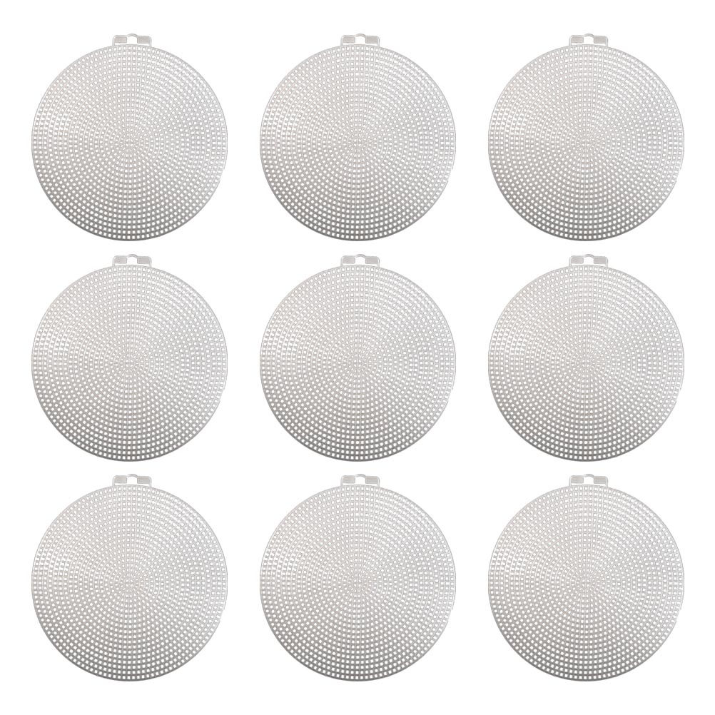 5 Pieces 14.7cm Round Plastic  – обзор и цена Embroidery H&M