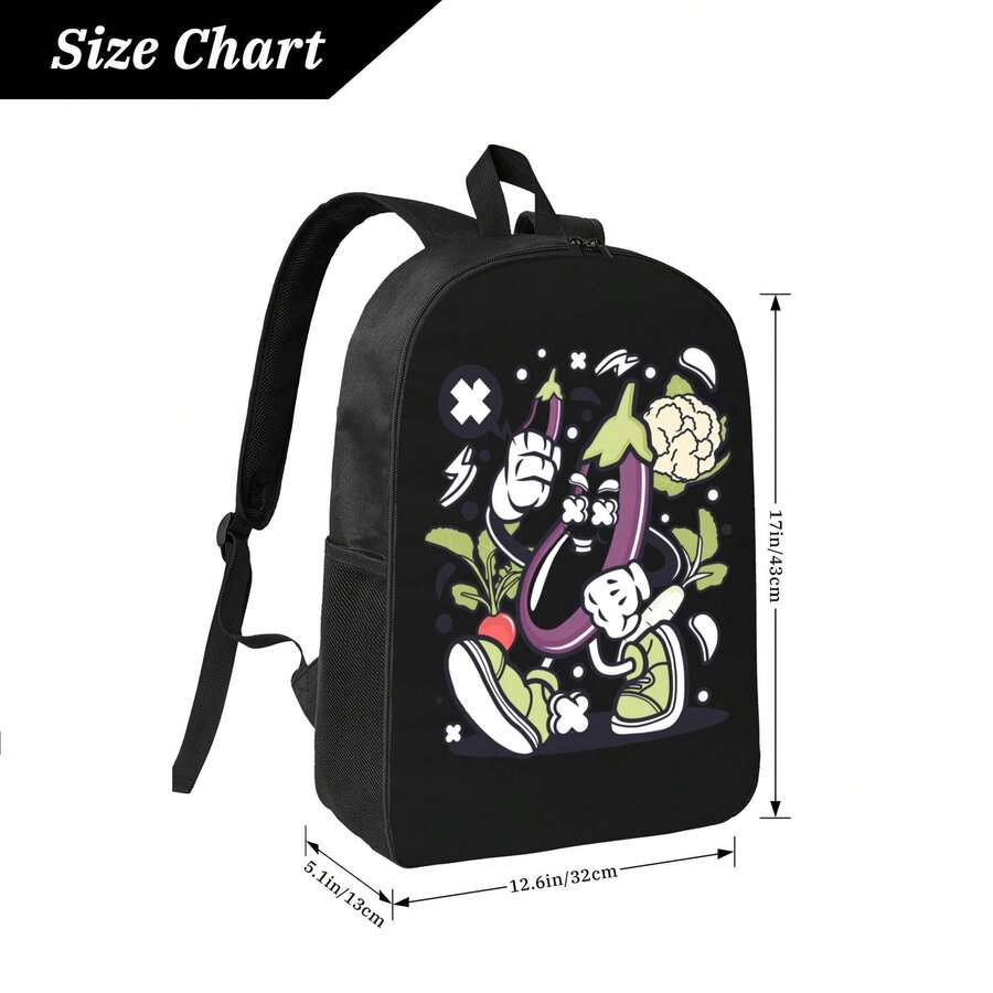 Funny Cartoon Vegetable Print  – обзор и цена Embroidery Bag