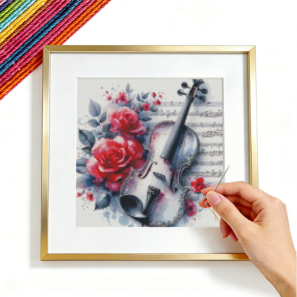 Cross Point Embroidery Violin  – обзор и цена Embroidery Guide Paper