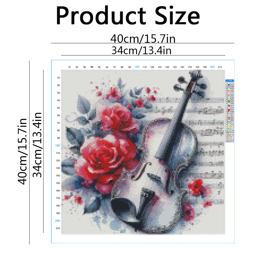 Cross Point Embroidery Violin  – обзор и цена Embroidery Guide Paper