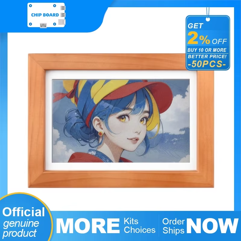 Waveshare ESP32-S3 PhotoPainte – обзор и цена Frame Display Wood