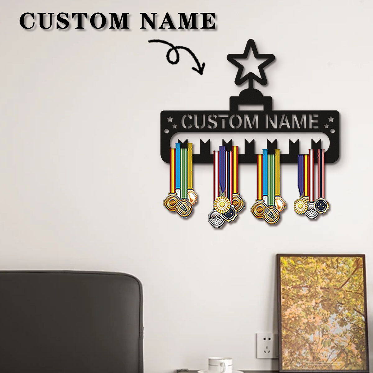 1pc Custom Modern Style Cartoo – обзор и цена Frame Display Wood