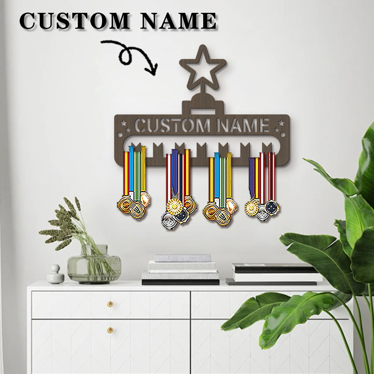 1pc Custom Modern Style Cartoo – обзор и цена Frame Display Wood