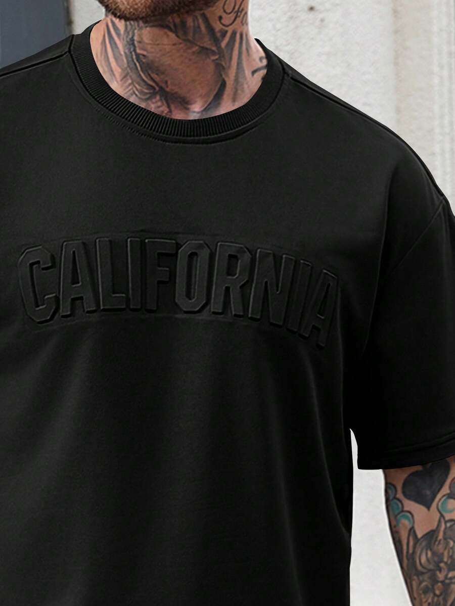 Mens Casual Solid Color Letter – обзор и цена Embroidery Cotton Shirt
