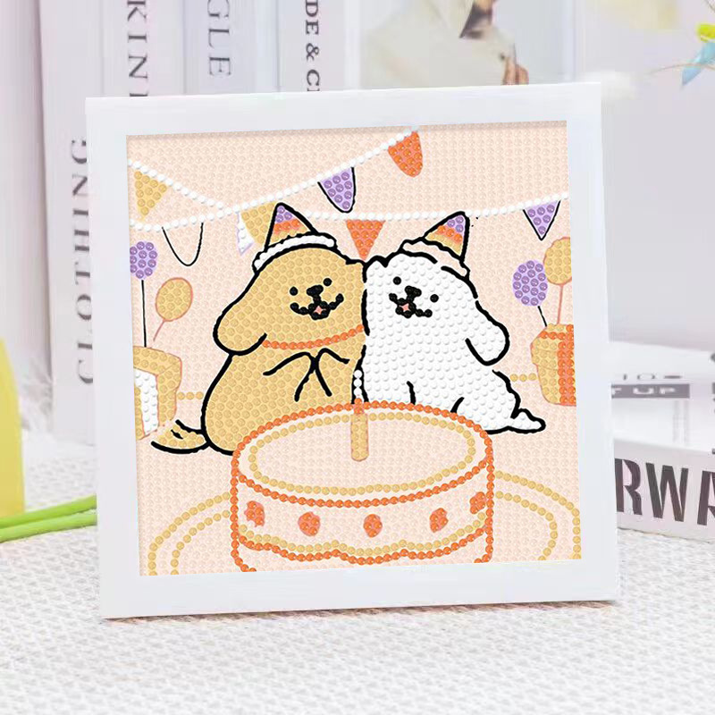 Cartoon Line Puppy Crystal Dia – обзор и цена Embroidery Gift Ideas