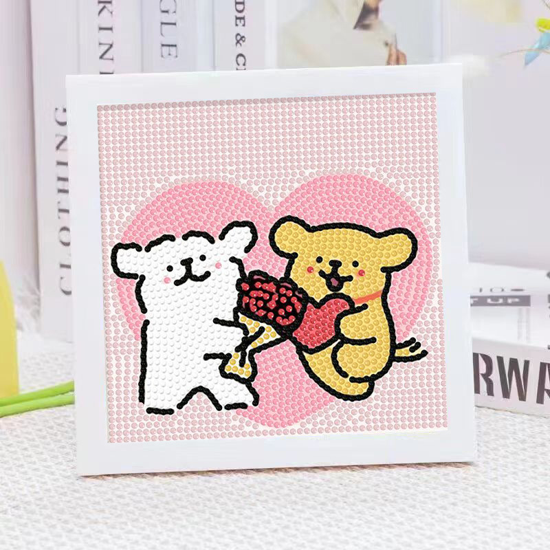 Cartoon Line Puppy Crystal Dia – обзор и цена Embroidery Gift Ideas