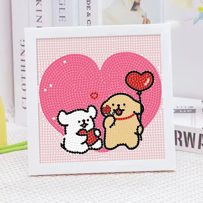 Cartoon Line Puppy Crystal Dia – обзор и цена Embroidery Gift Ideas