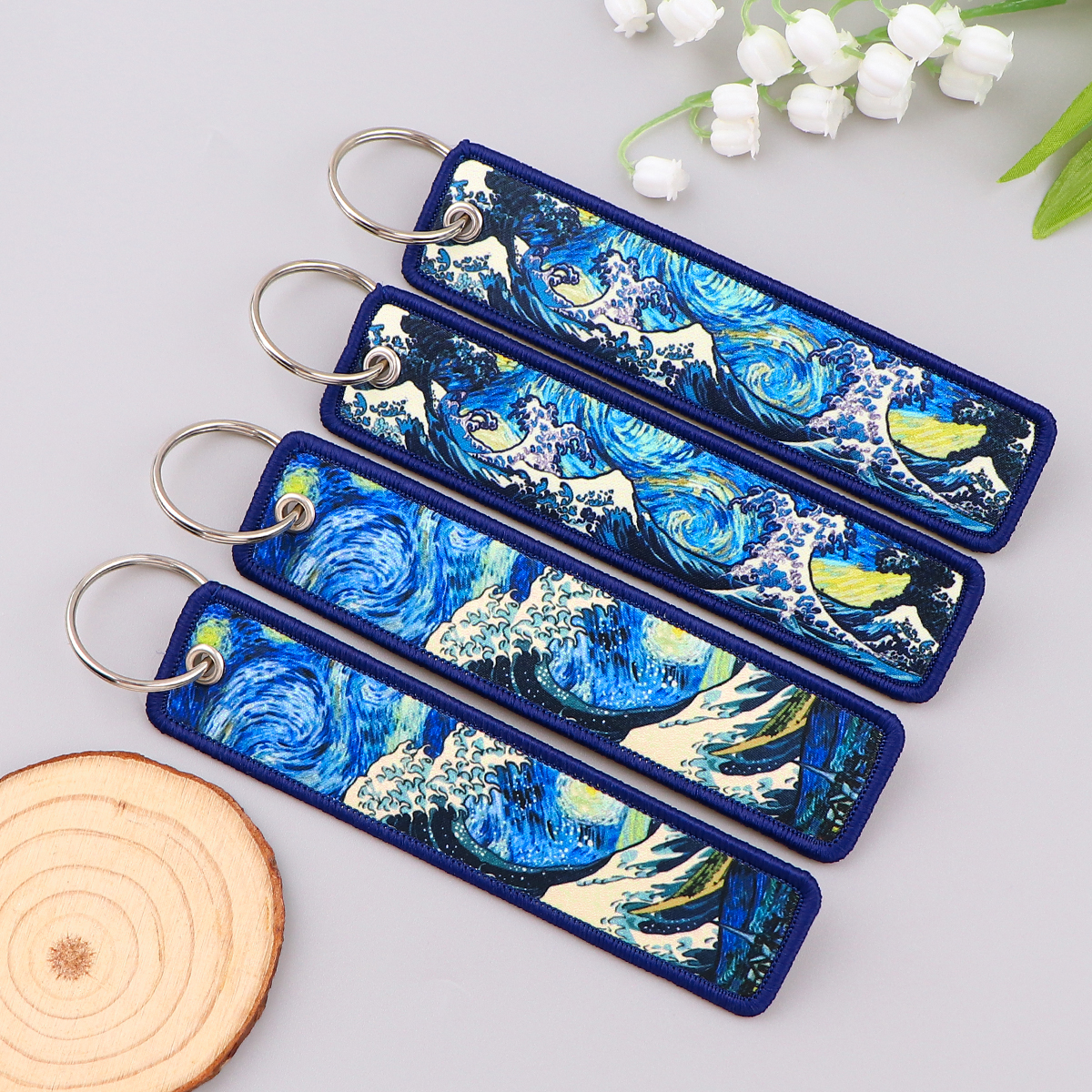 Van Gogh Embroidery Key Fobs K – обзор и цена Embroidery Gift Ideas