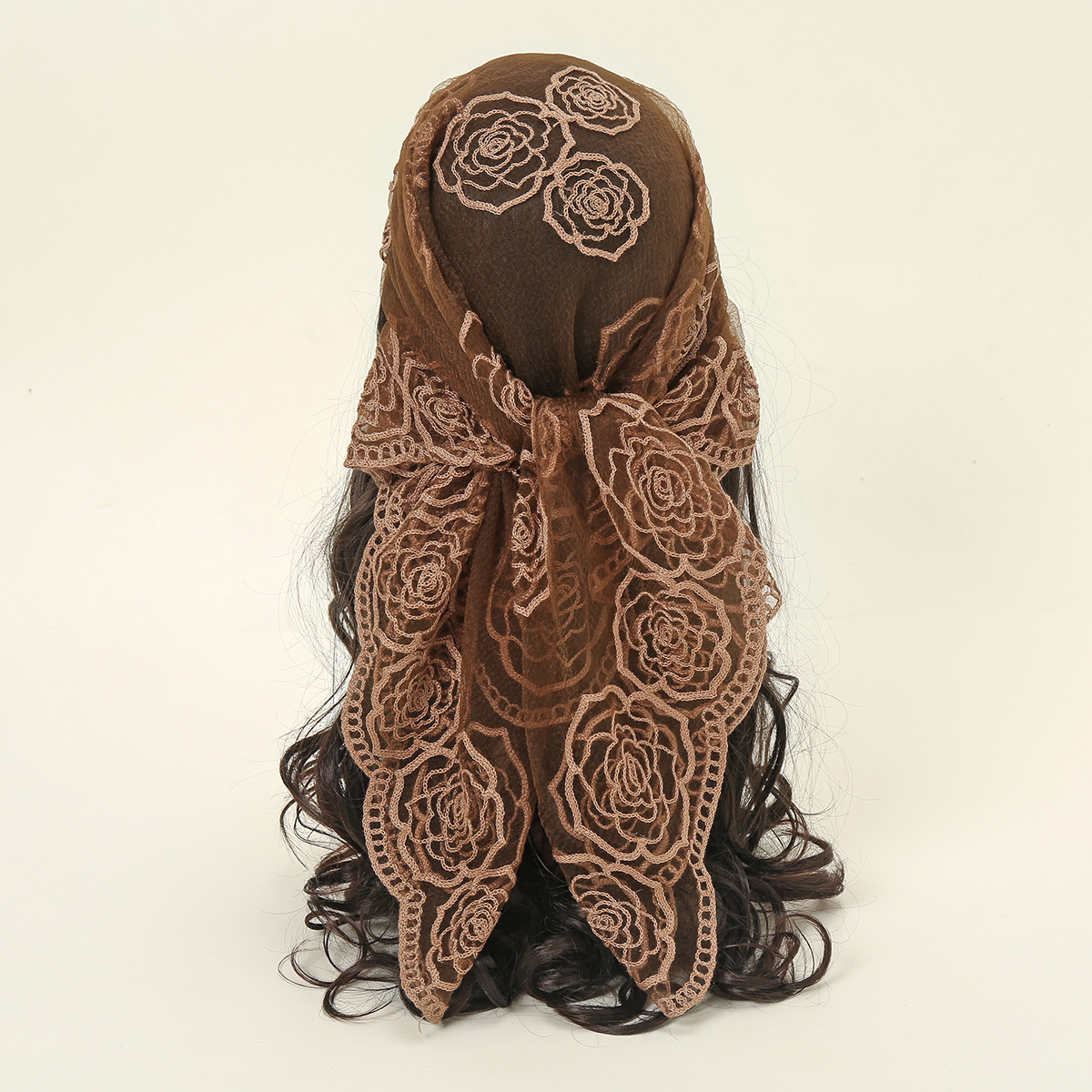 80*80cm Lace Square Bandanas S – обзор и цена Embroidery Veil