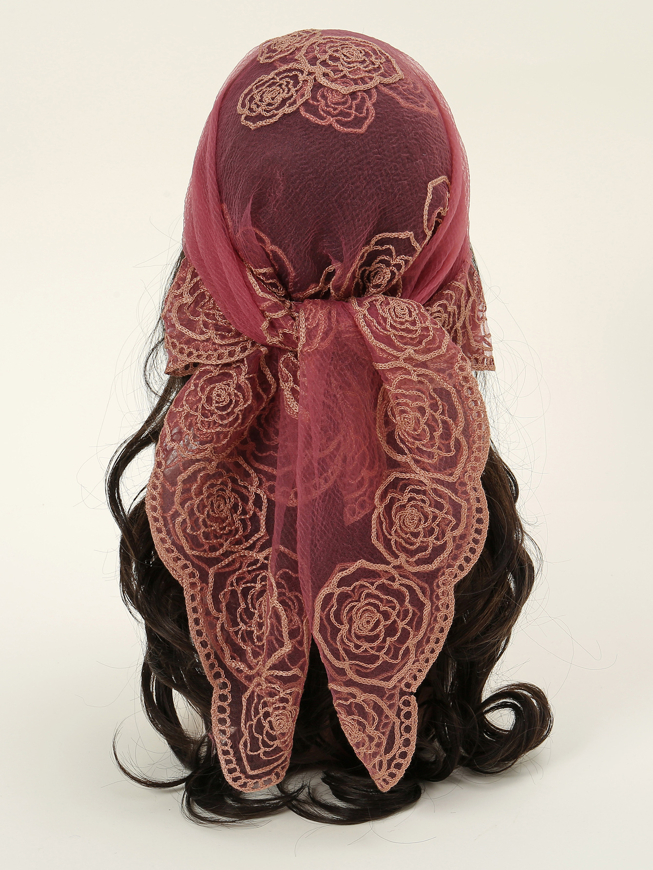 80*80cm Lace Square Bandanas S – обзор и цена Embroidery Veil