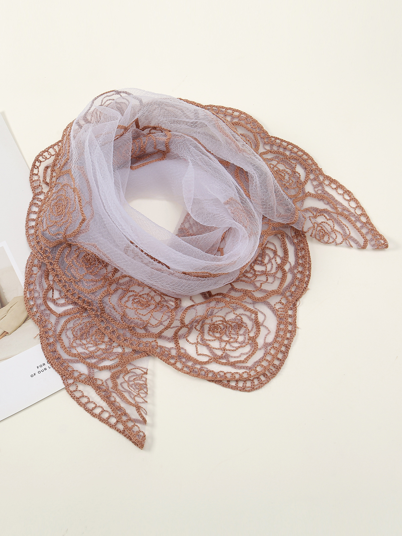 80*80cm Lace Square Bandanas S – обзор и цена Embroidery Veil