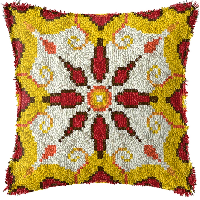 Yellow Stripes Latch Hook Kits – обзор и цена Embroidery Yellow