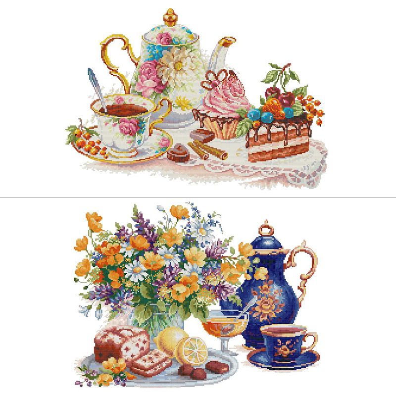 Afternoon Tea Dessert Pattern  – обзор и цена Embroidery Meaning