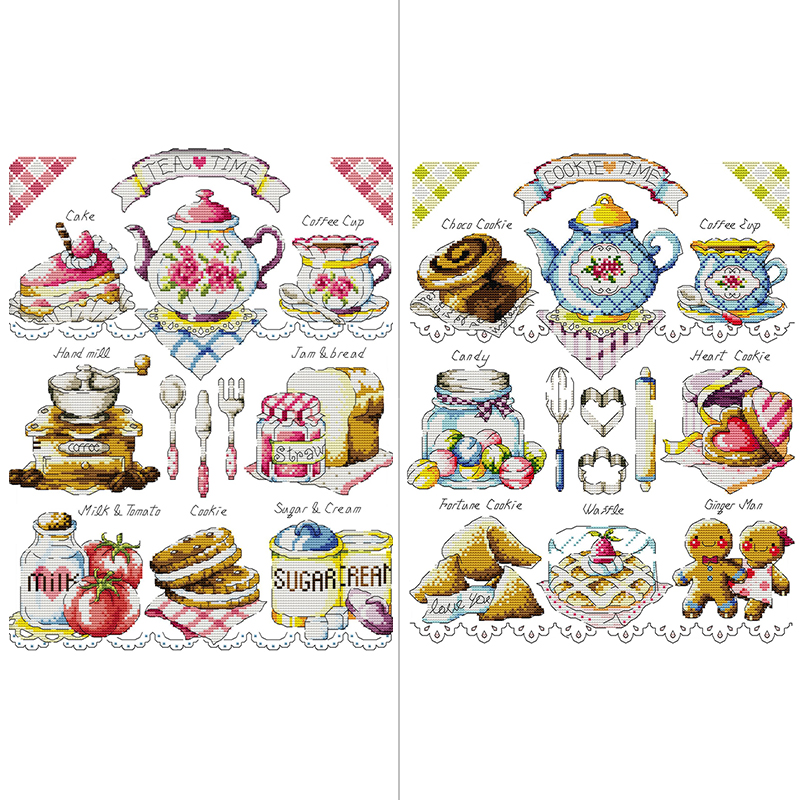 Afternoon Tea Dessert Pattern  – обзор и цена Embroidery Meaning