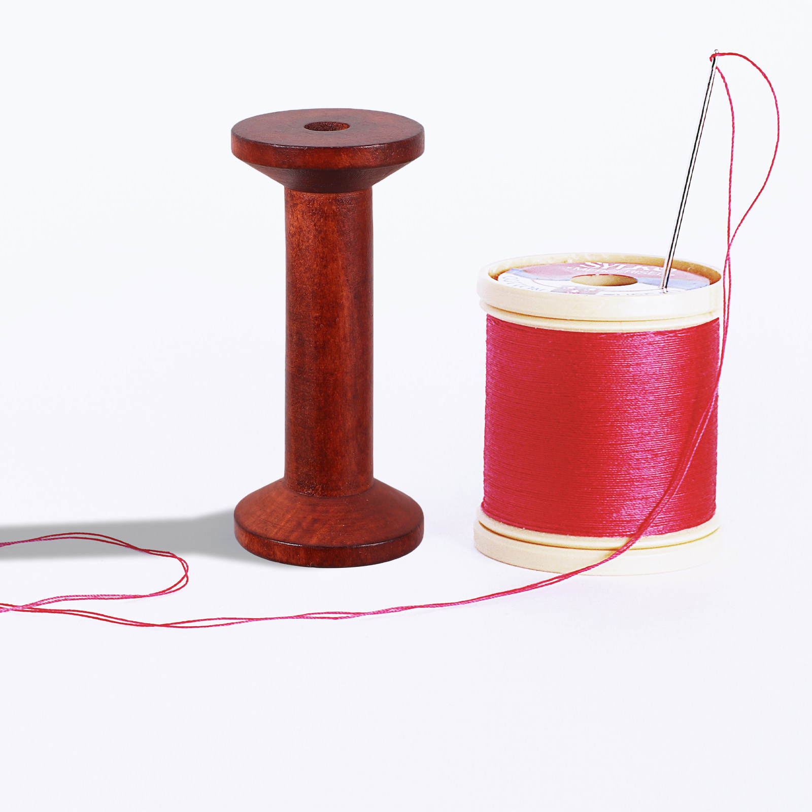 6Pcs Wooden Empty Spools for C – обзор и цена Embroidery Thread Yarn