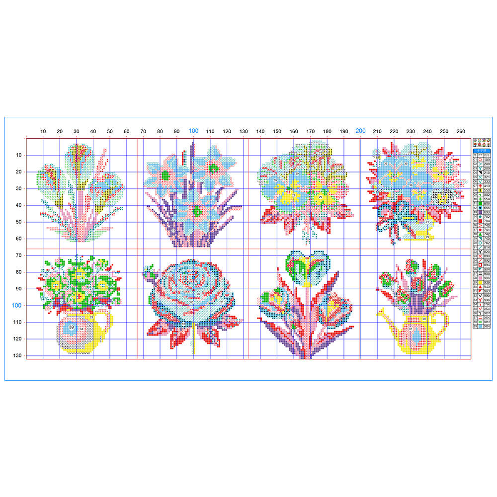 Evershine 8pcs Mini Flower Cro – обзор и цена Embroidery Meaning