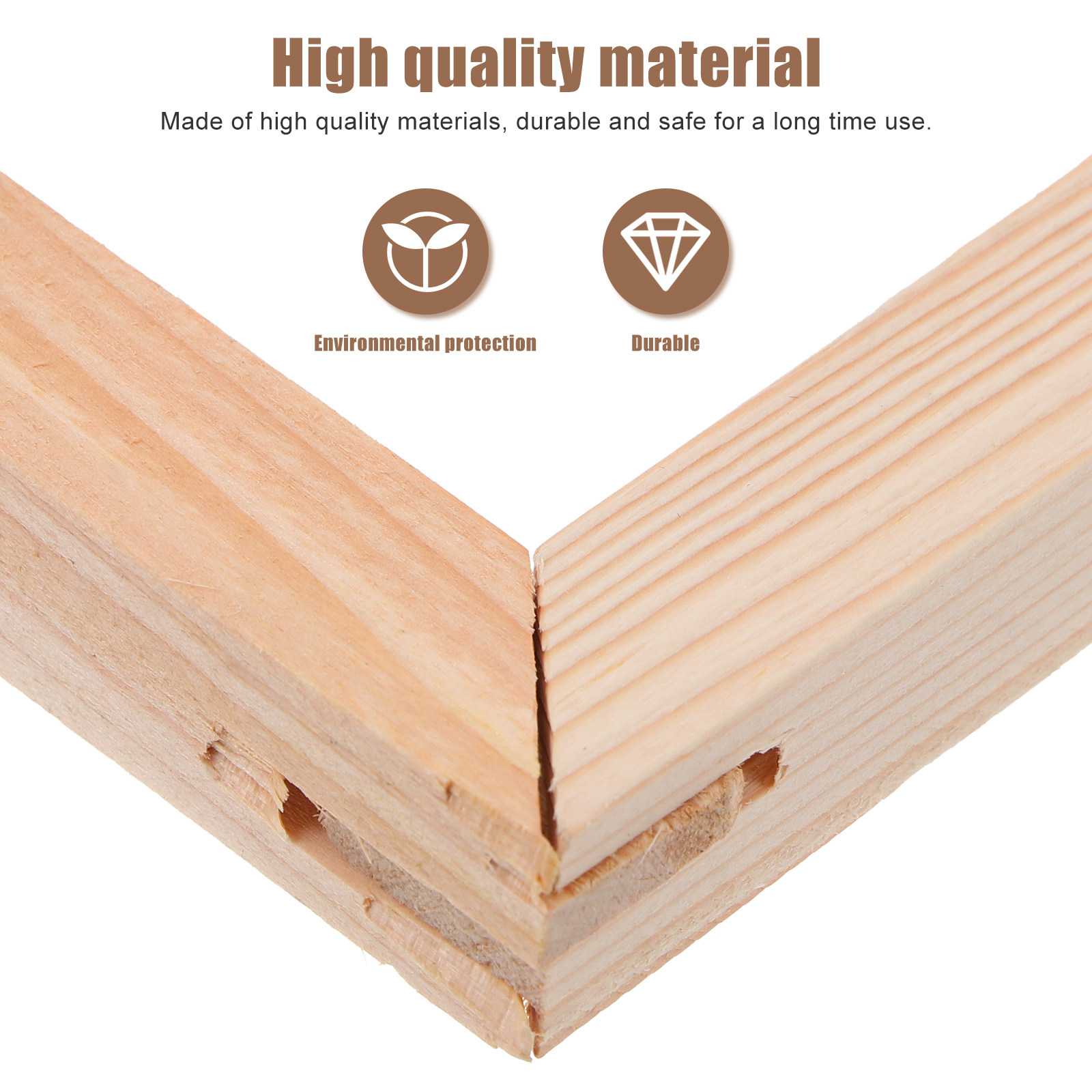 1Set Natural Solid Wooden Oil  – обзор и цена Frame Display Wood