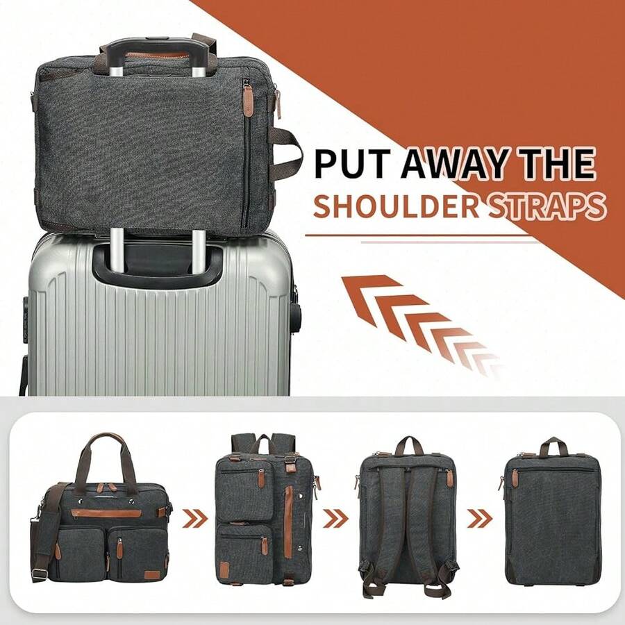 Canvas Laptop Backpack 3-In-1  – обзор и цена Embroidery Bag