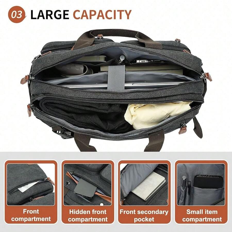 Canvas Laptop Backpack 3-In-1  – обзор и цена Embroidery Bag