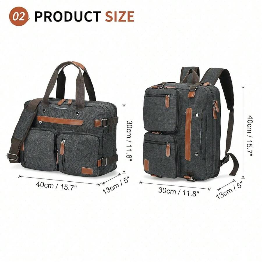 Canvas Laptop Backpack 3-In-1  – обзор и цена Embroidery Bag