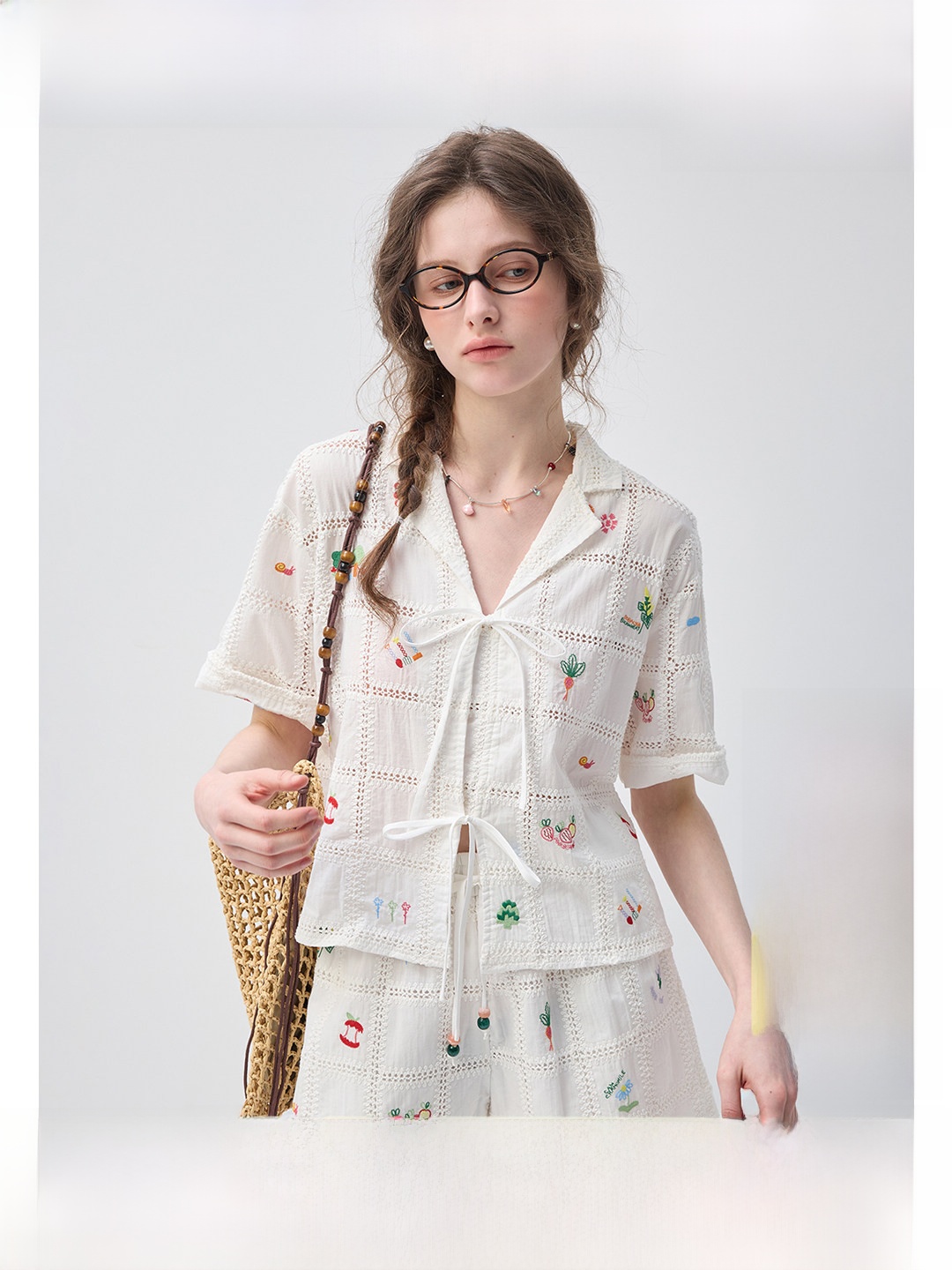 Vega Chang Pure Cotton Shirt S – обзор и цена Embroidery Cotton Shirt