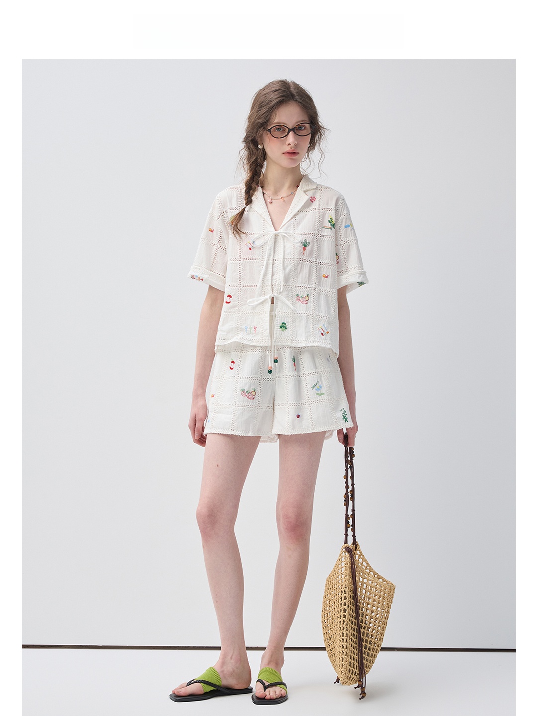 Vega Chang Pure Cotton Shirt S – обзор и цена Embroidery Cotton Shirt
