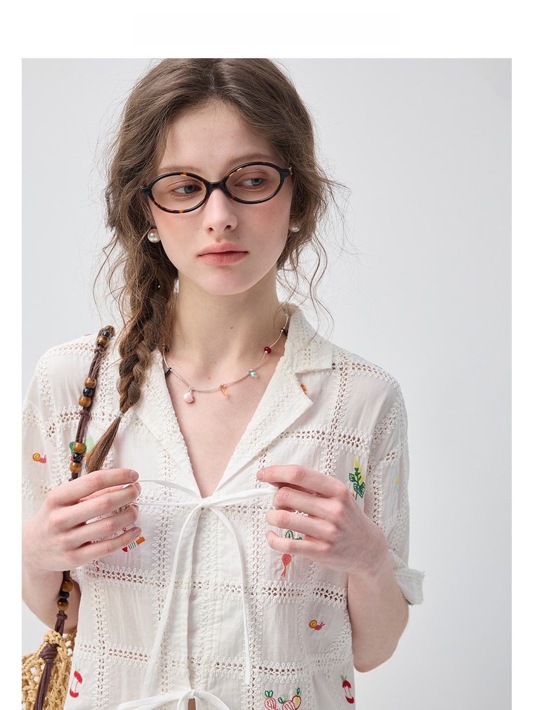 Vega Chang Pure Cotton Shirt S – обзор и цена Embroidery Cotton Shirt