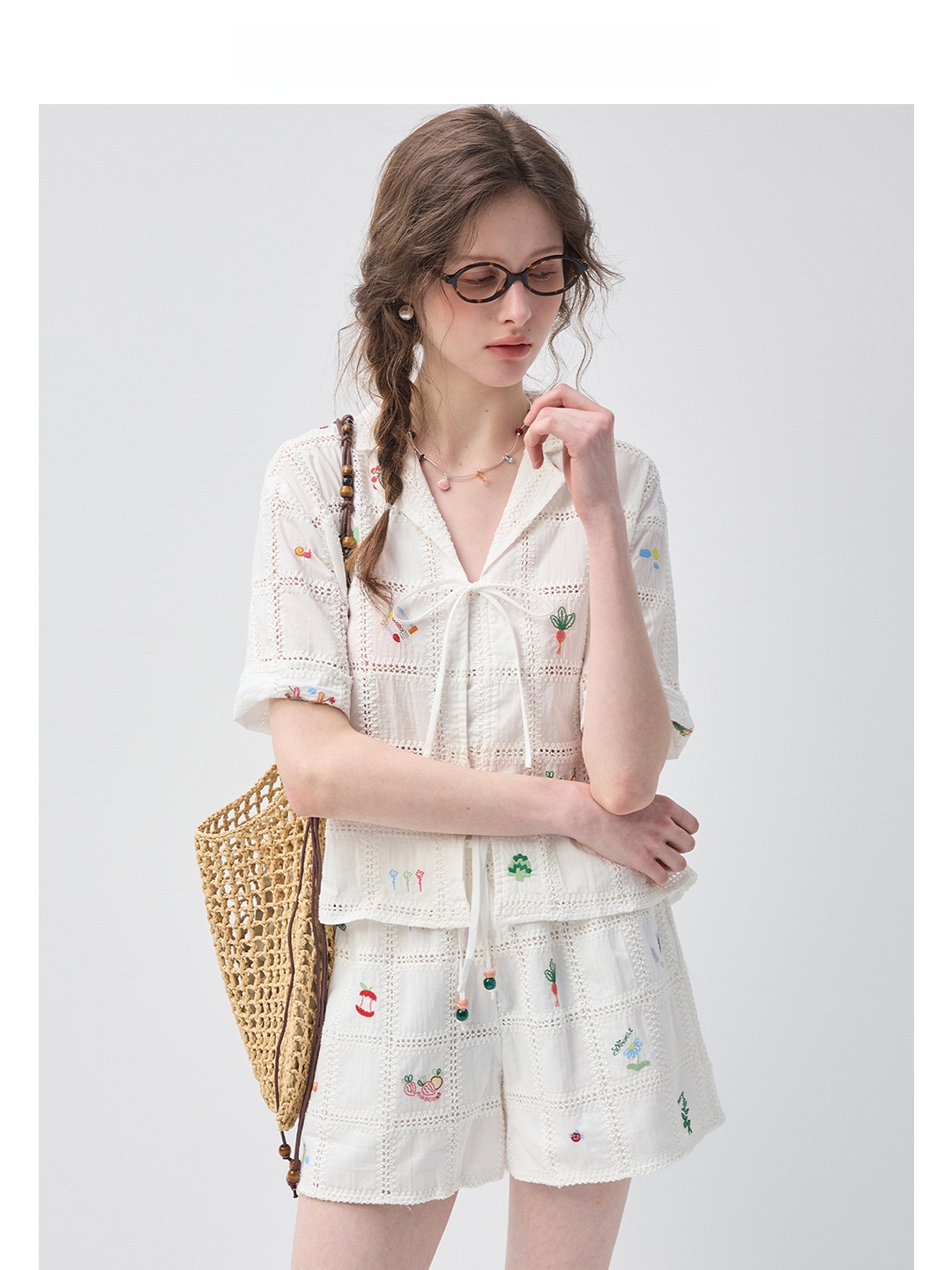 Vega Chang Pure Cotton Shirt S – обзор и цена Embroidery Cotton Shirt