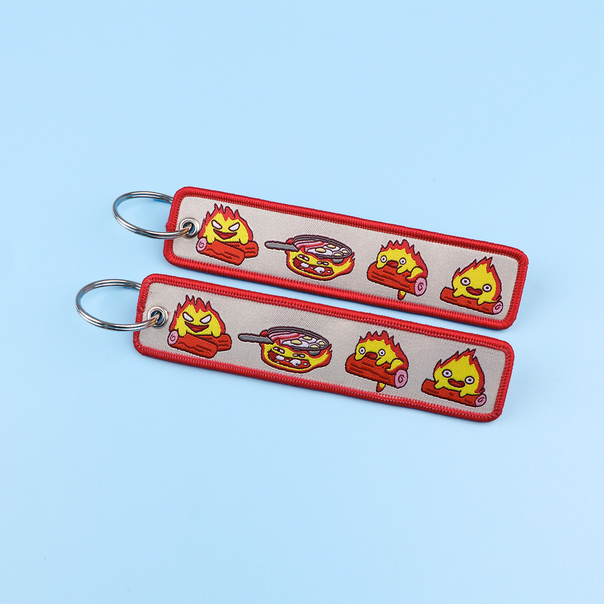Anime Fire Embroidery Key Fobs – обзор и цена Embroidery Bag