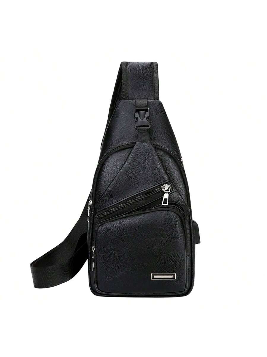 Mens Sling Bag With USB Port,  – обзор и цена Embroidery Bag