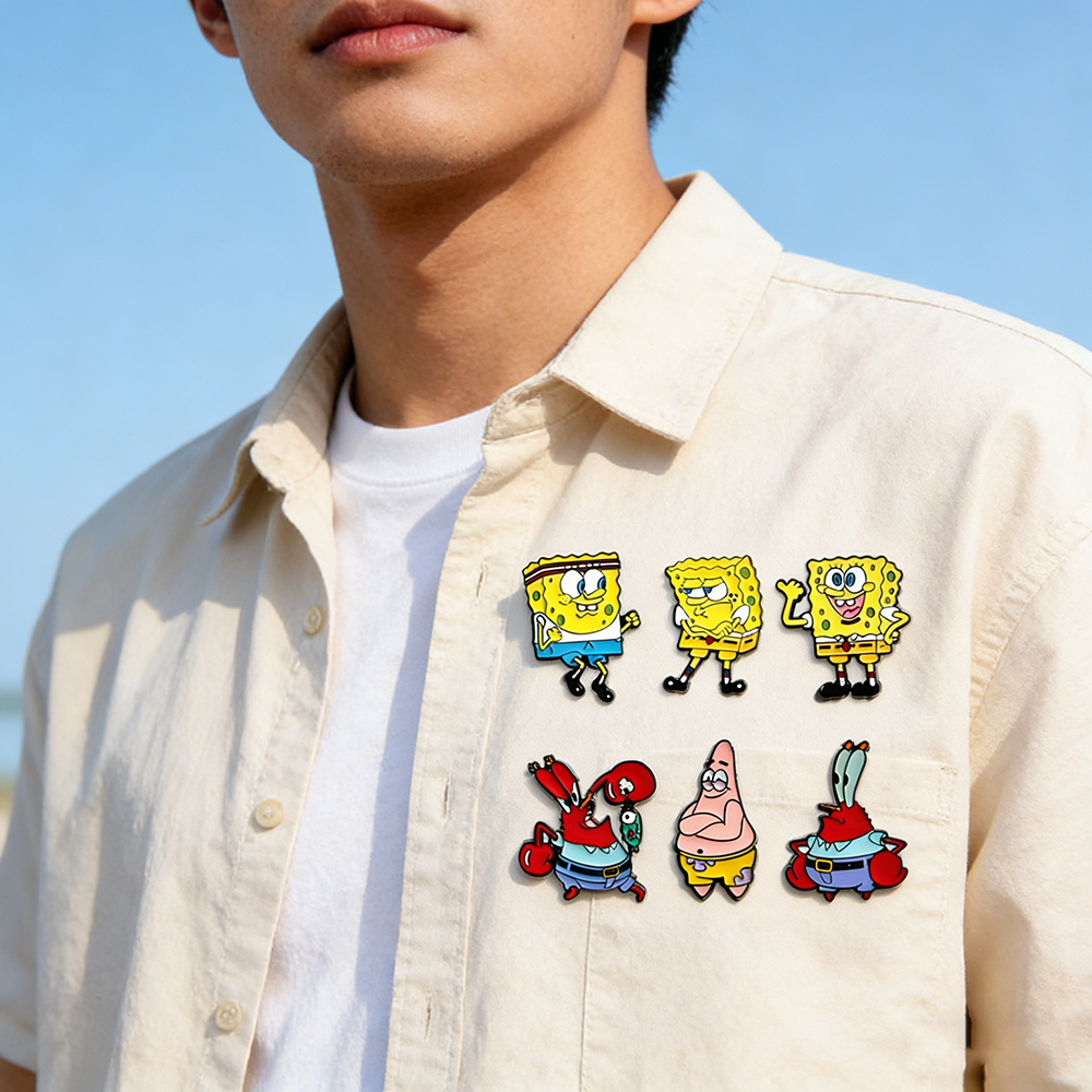 6 Pcs SpongeBob SquarePants An – обзор и цена Embroidery Tulle