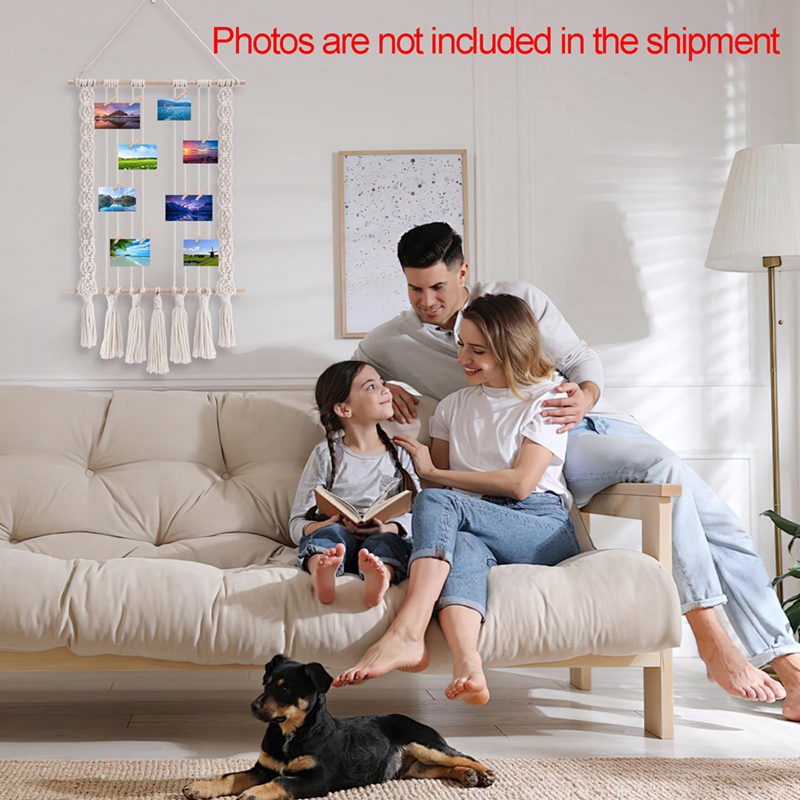 Hanging Photo Display with 30  – обзор и цена Frame Display Wood