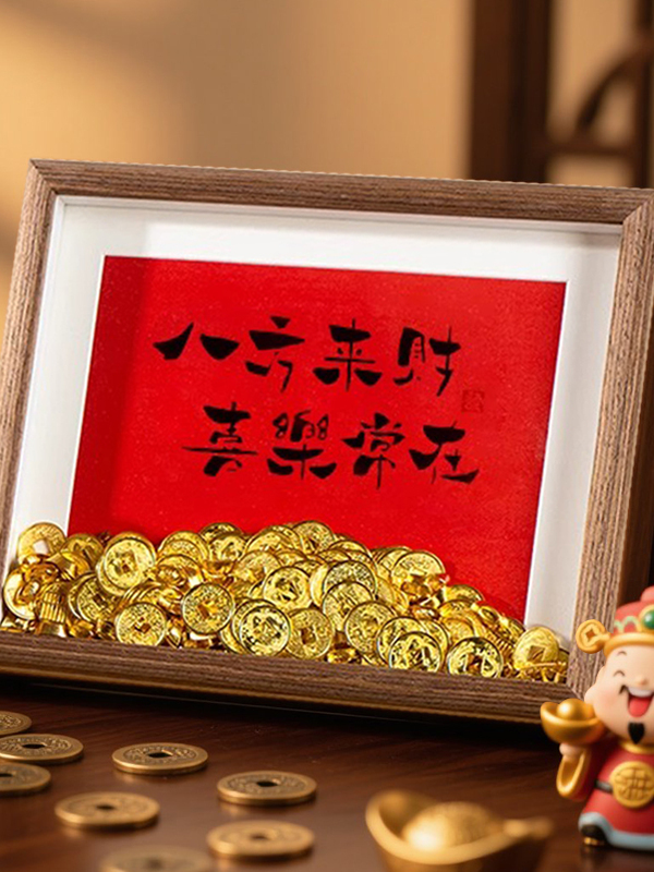 Creative DIY Gold Coin Photo F – обзор и цена Frame Display Wood