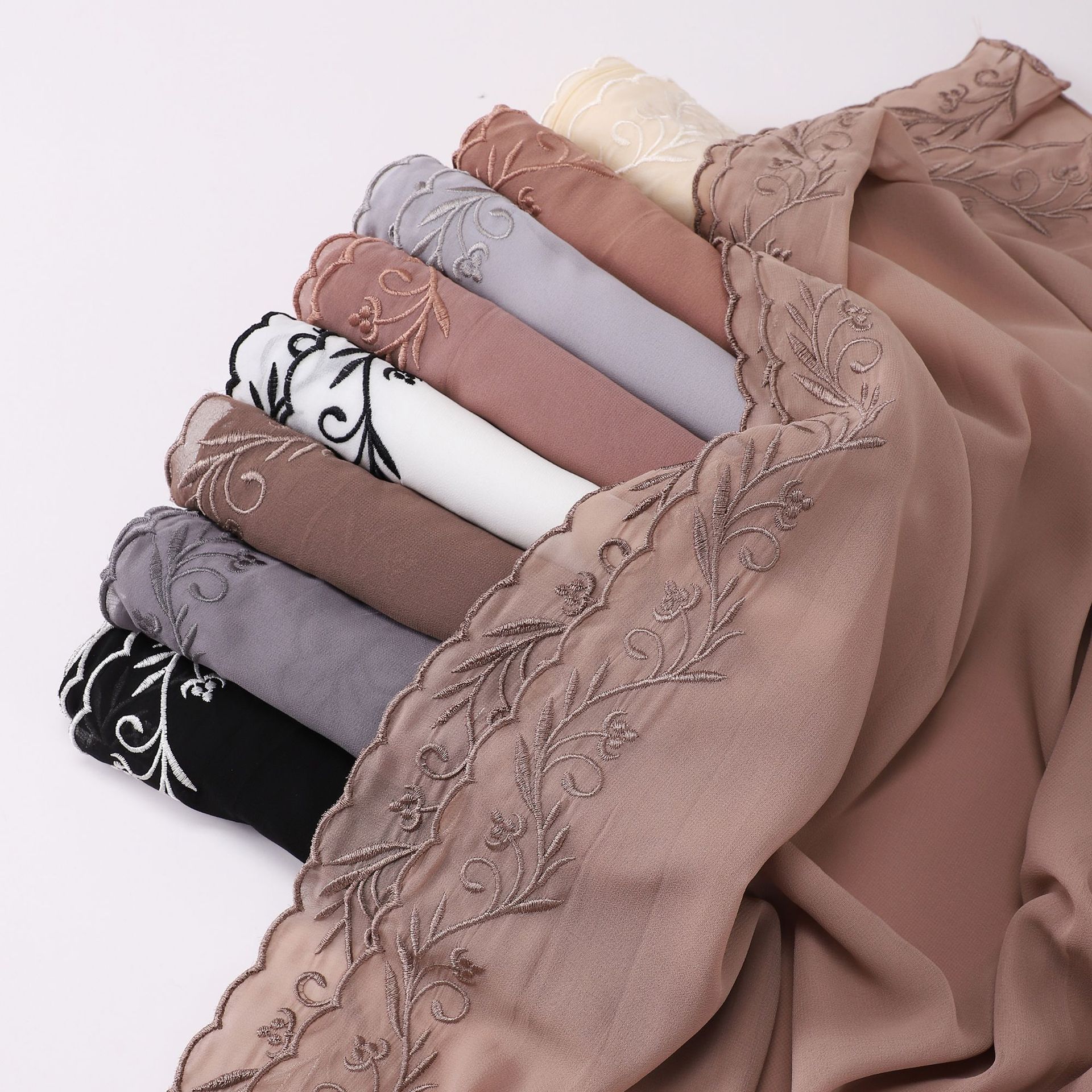 Malaysian Embroidery Chiffon H – обзор и цена Embroidery Veil