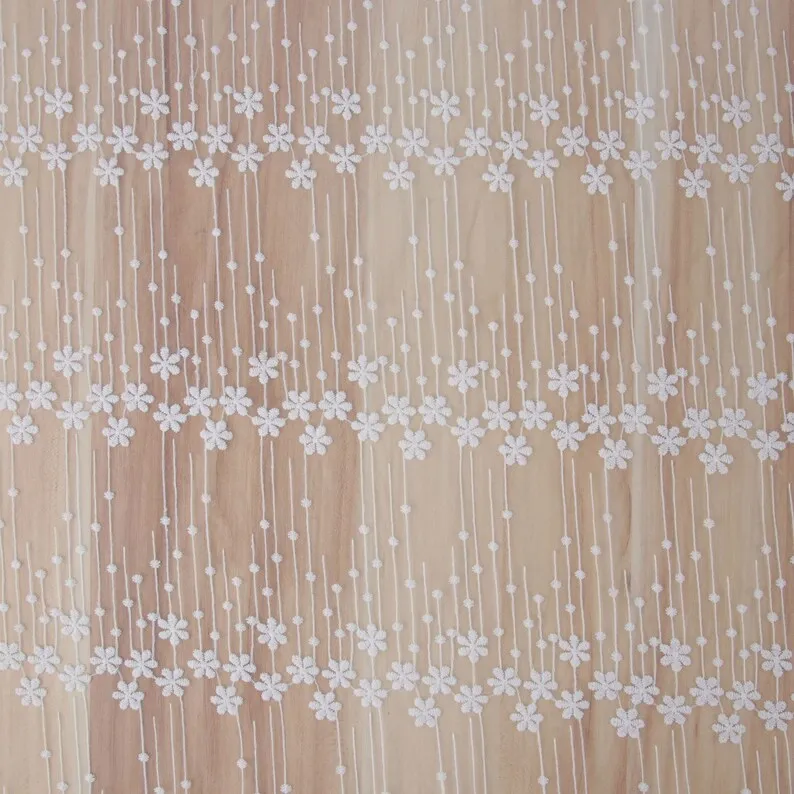 1 yard flower embroidery Lace  – обзор и цена Embroidery Veil