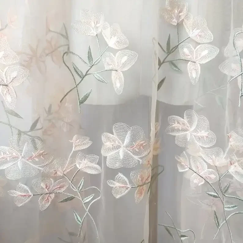 Beautiful Flower Lace fabric A – обзор и цена Embroidery Veil