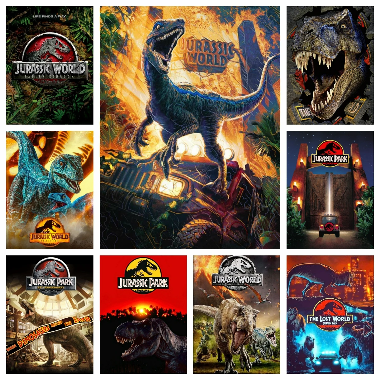 Jurassic World Diamond Paintin – обзор и цена Embroidery World