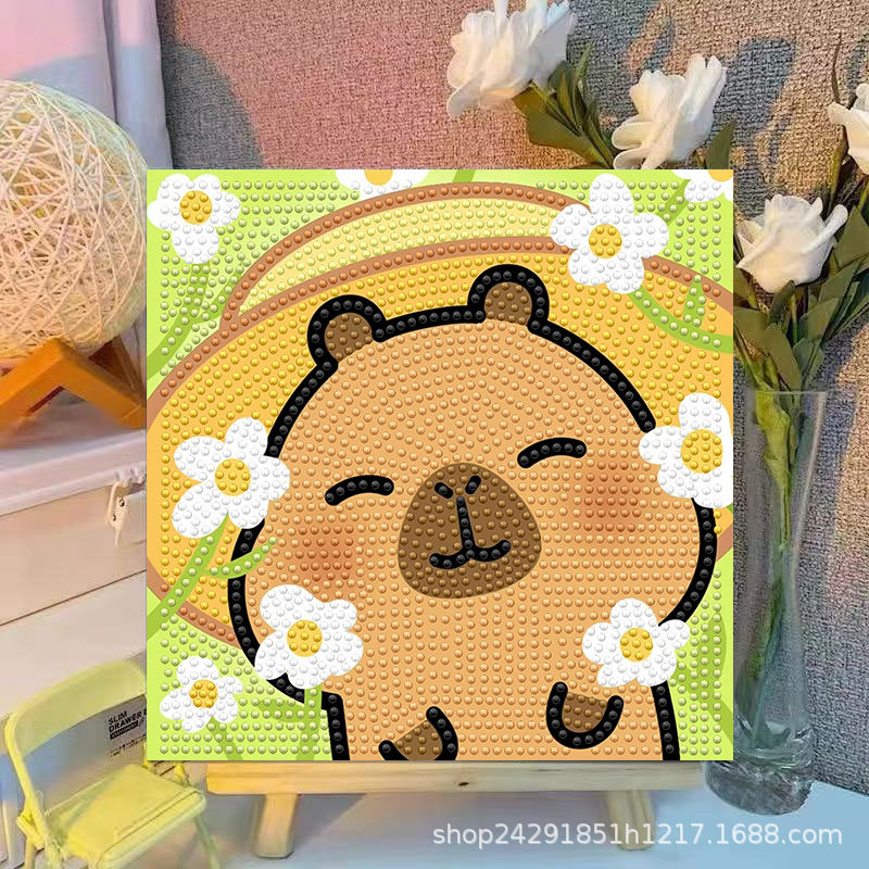 Cartoon Capibala Crystal Diamo – обзор и цена Embroidery Gift Ideas