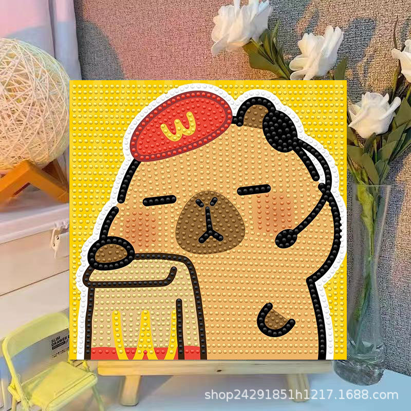 Cartoon Capibala Crystal Diamo – обзор и цена Embroidery Gift Ideas