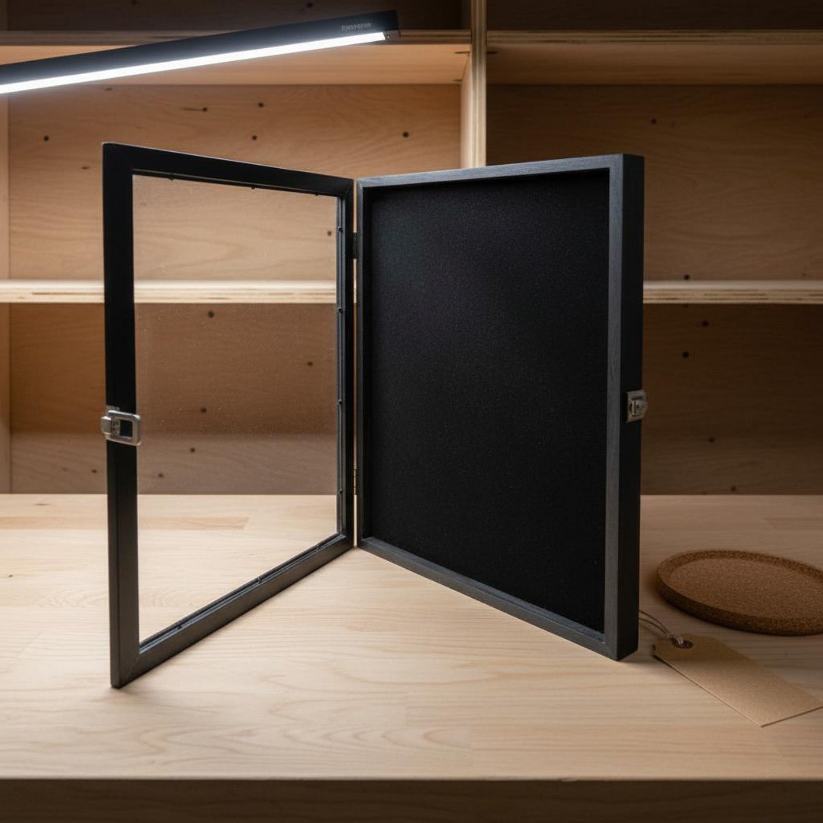 Badge Display Frame Transparen – обзор и цена Frame Display Wood