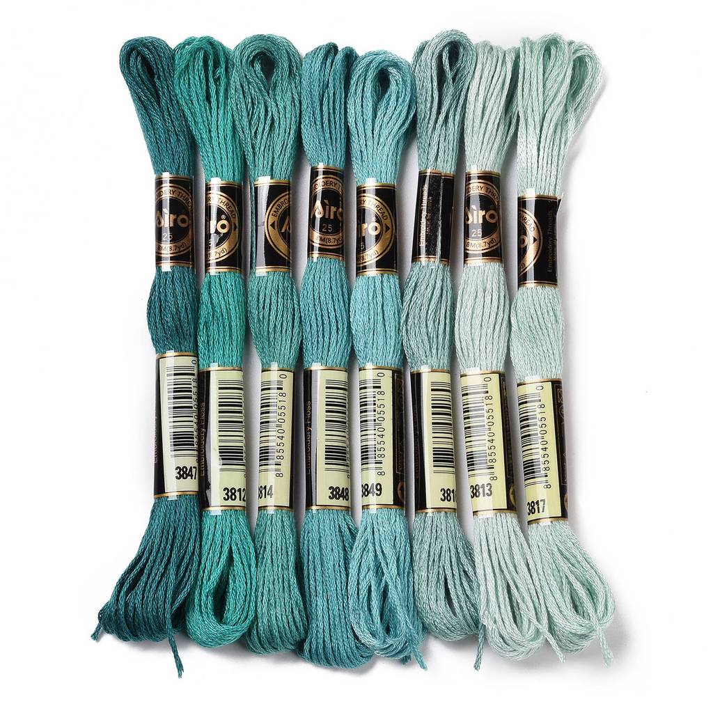 1Set 8 Skeins 0.5mm 6-Ply Poly – обзор и цена Embroidery Thread