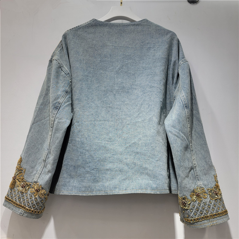 KT Women's Light Blue Denim Ja – обзор и цена Embroidery Gold
