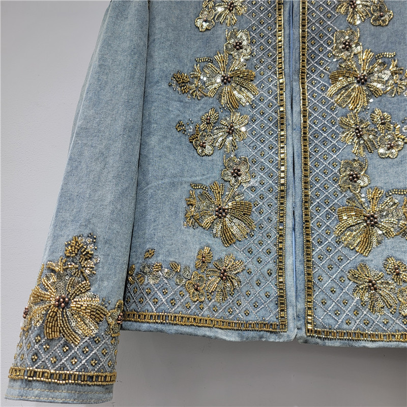KT Women's Light Blue Denim Ja – обзор и цена Embroidery Gold