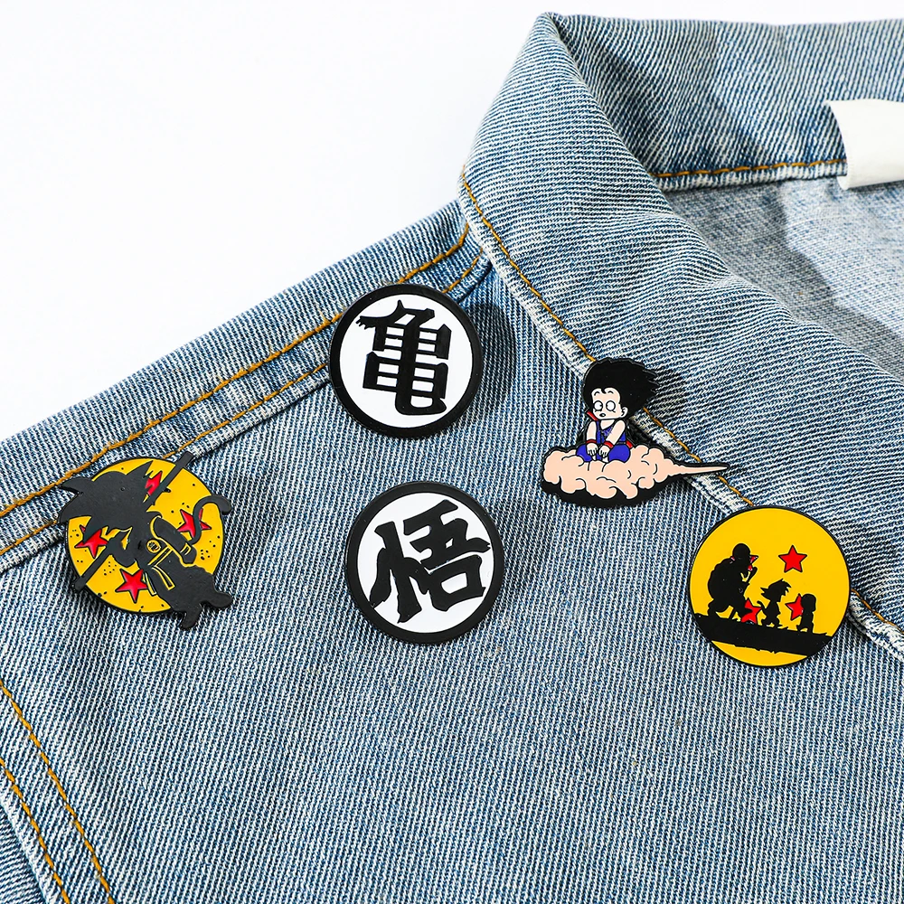 6 Pcs Hot Blooded Anime Brooch – обзор и цена Embroidery Tulle
