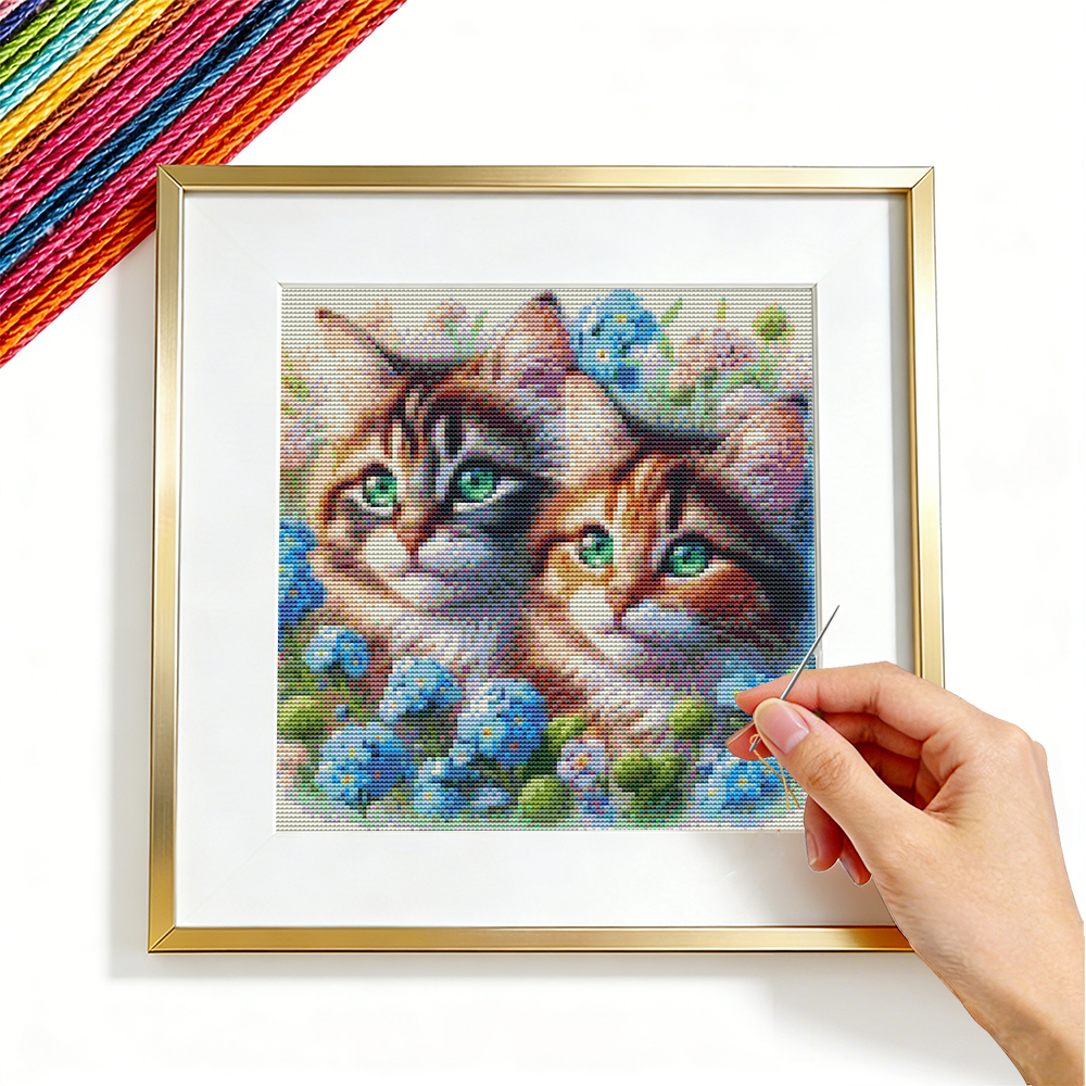 Cross Stitch Kit Cat Animal Gu – обзор и цена Embroidery Guide Paper