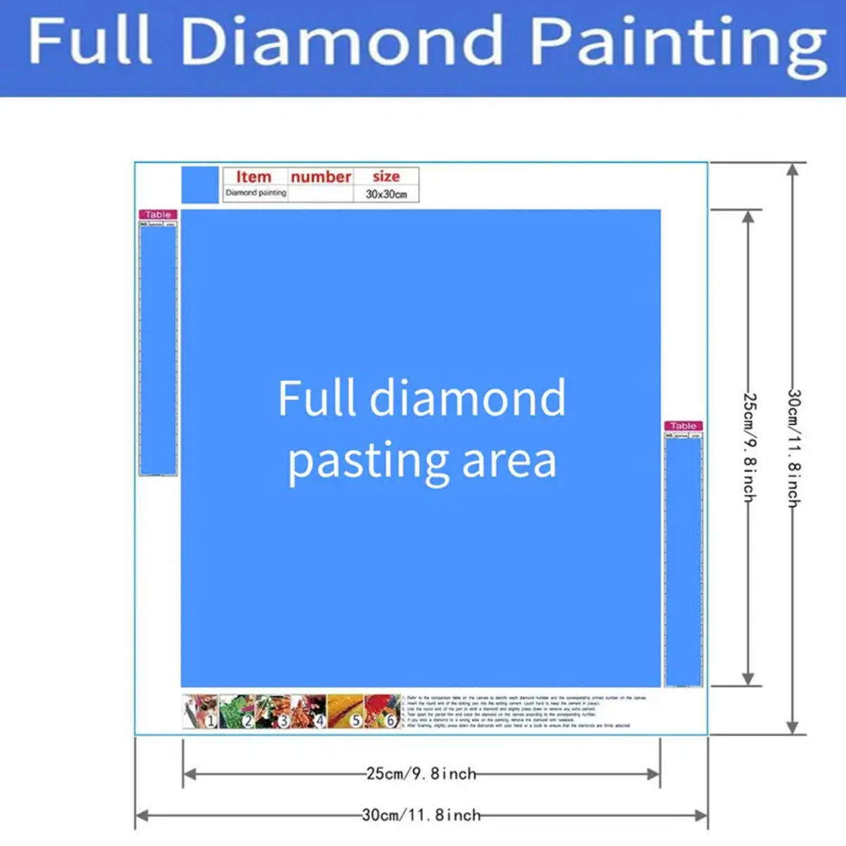 5D Diamond Painting Set, Color – обзор и цена Embroidery H&M