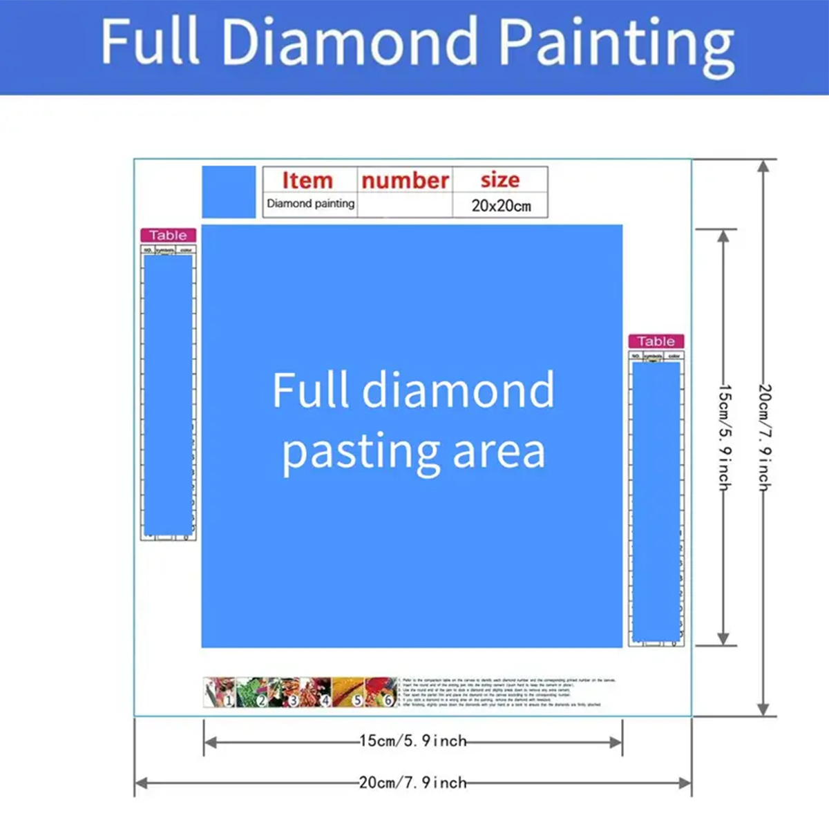 5D Diamond Painting Set, Color – обзор и цена Embroidery H&M
