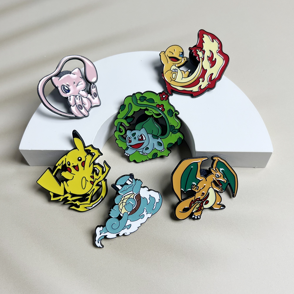 6pcs Anime Pins Set Pokemon En – обзор и цена Embroidery Tulle
