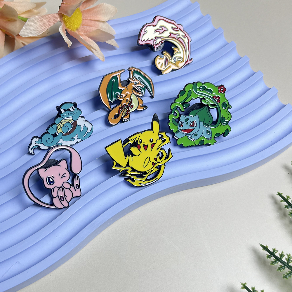 6pcs Anime Pins Set Pokemon En – обзор и цена Embroidery Tulle